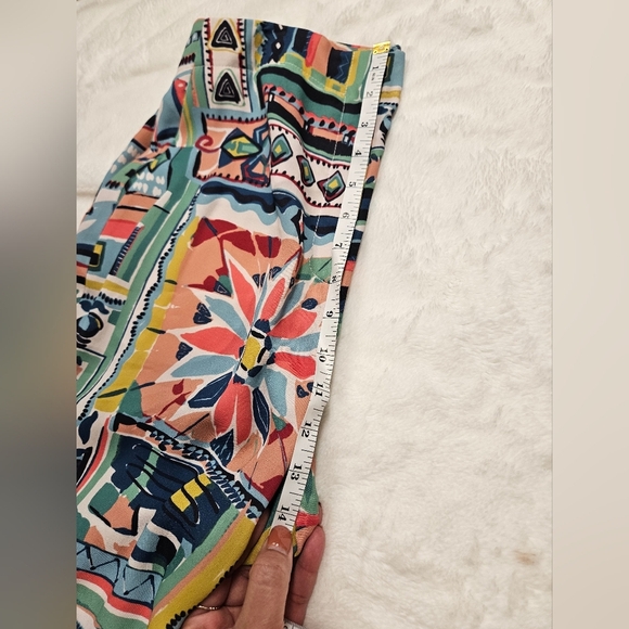 Lafayette 148 Palazzo Patchwork Size 10 - Picture 5 of 10